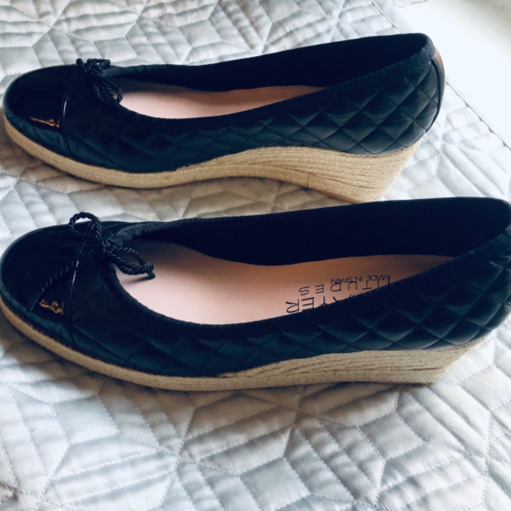 NEW Quilted Cap-Toe Espadrilles Made in Spain - Picture 8 of 8